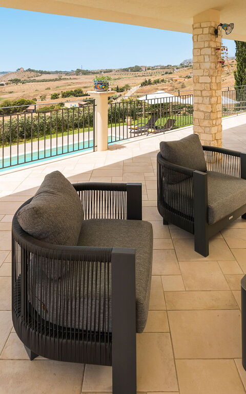 Villa Anthea: Esterni, Piscina, Vista Panoramica