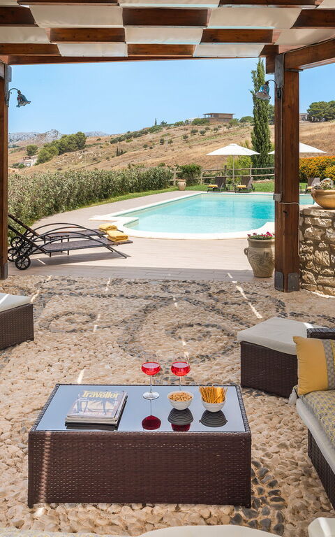 Villa Anthea: Esterni, Piscina