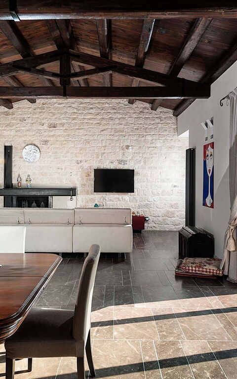 Corte Moscata: Sala da pranzo, Soggiorno