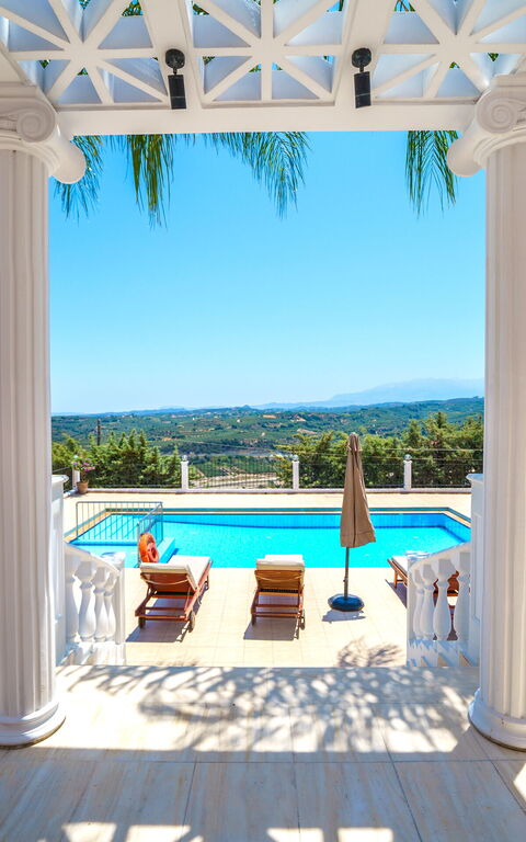 Iro Royal Villa: all'aperto, Esterni, Piscina, Vista Panoramica