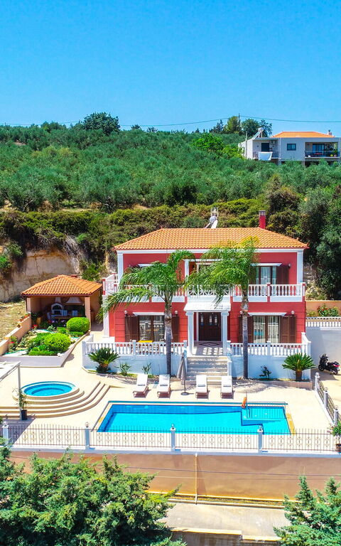 Iro Royal Villa: all'aperto, Esterni, Piscina, Vista Panoramica