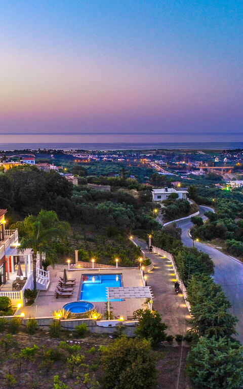 Iro Royal Villa: all'aperto, Esterni, Piscina, Vista Panoramica