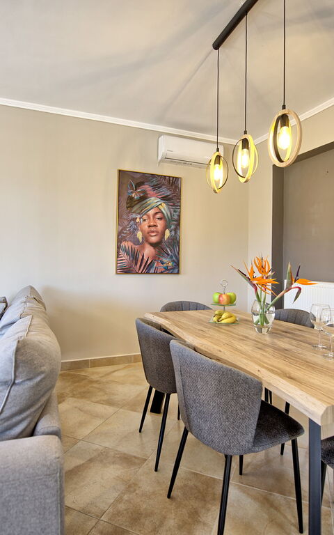 Villa Kostantina: Sala da pranzo, Soggiorno