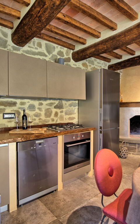 Villa Mulino: Cucina, Sala da pranzo, Soggiorno