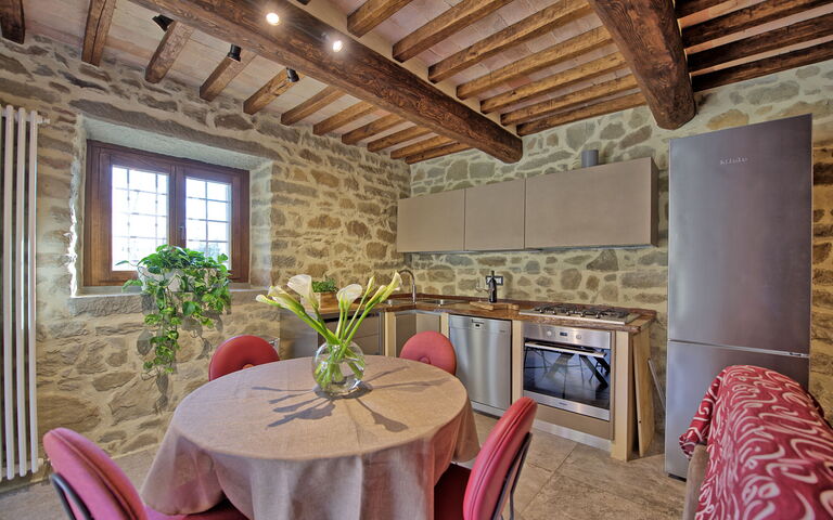 Villa Mulino: Cucina, Sala da pranzo, Soggiorno