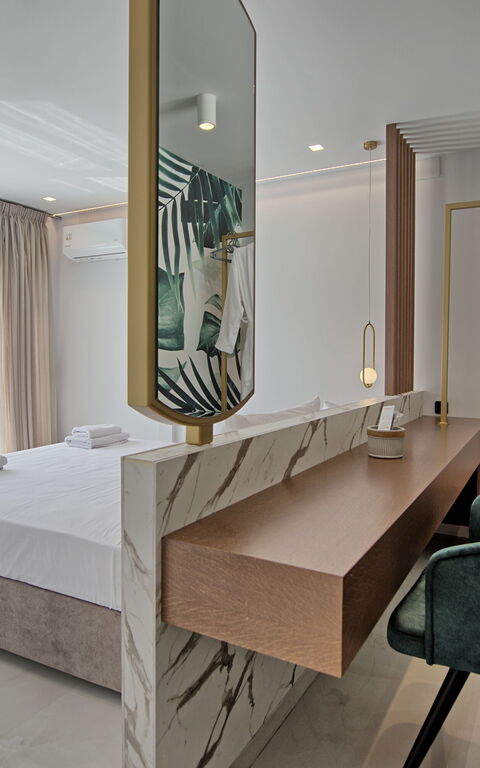 Villa Silentium Evilia: Camera da letto