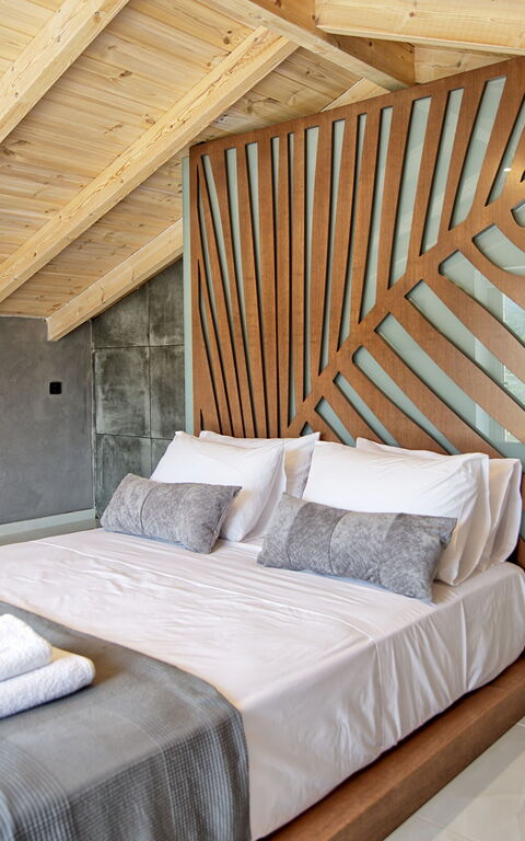 Villa Silentium Evilia: Camera da letto