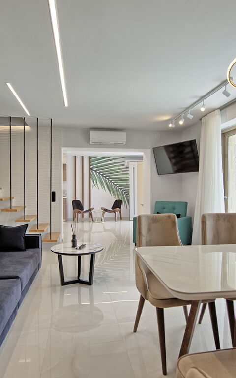 Villa Silentium Evilia: Sala da pranzo, Soggiorno