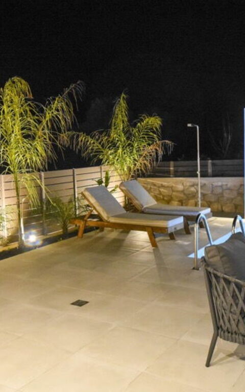 Villa Silentium Ionia: Esterni, Piscina