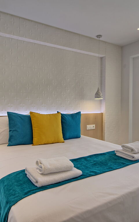 Villa Silentium Ionia: Camera da letto