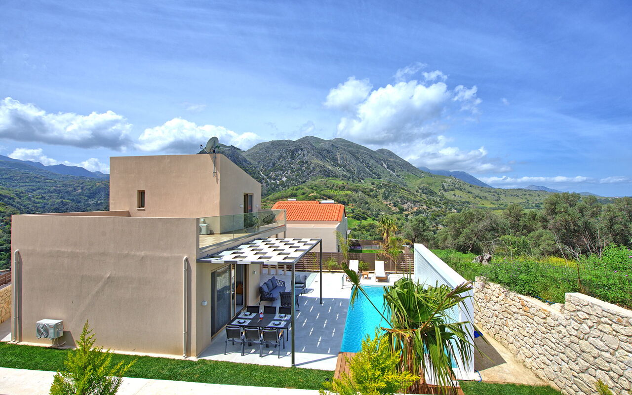 Villa Silentium Ionia: all'aperto, Esterni, Piscina, Vista Panoramica