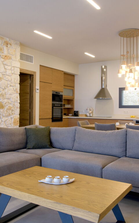 Villa Otter: Cucina, Sala da pranzo, Soggiorno