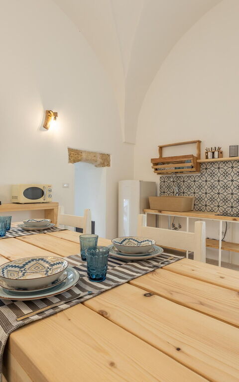 Casa Harem: Cucina, Soggiorno