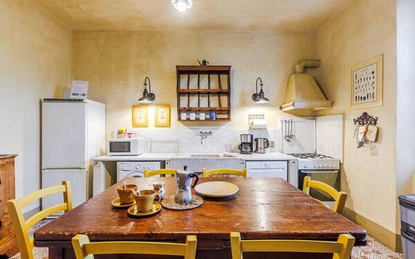 Alloggio Giallone: Cucina, Sala da pranzo