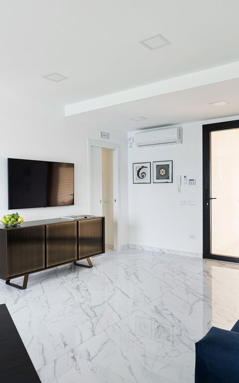 Villa Hermes: Cucina, Soggiorno