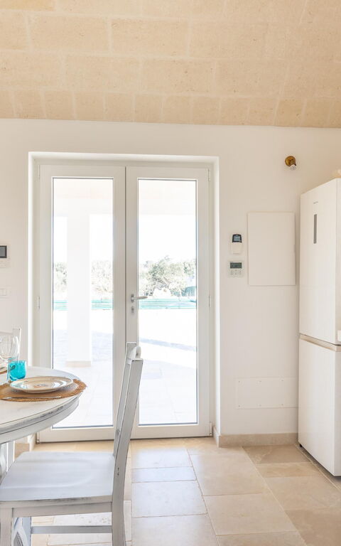 Trullo Adea: Cucina, Sala da pranzo