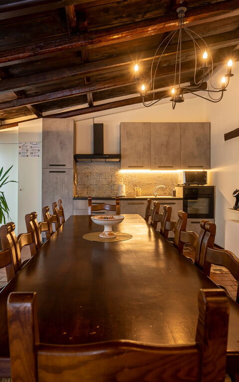 Villa Ca Viola: Cucina, Sala da pranzo