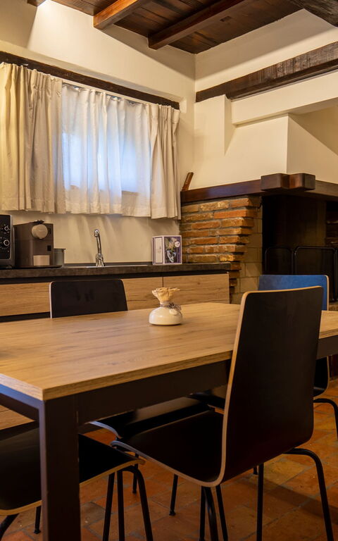 Villa Ca Viola: Cucina, Soggiorno