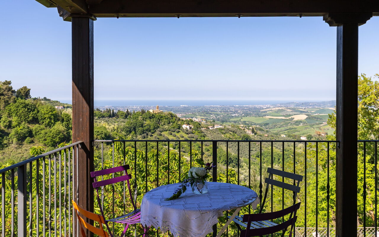 La Nocciola: all'aperto, Balcone / Terrazza / Patio, Vista Panoramica