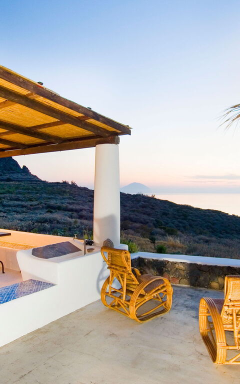 L'ulivo Di Pollara: all'aperto, Balcone / Terrazza / Patio, Esterni, Vista Panoramica