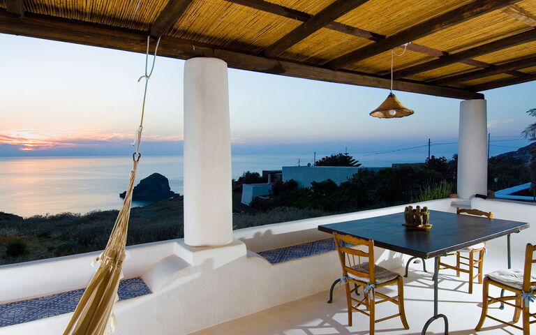 L'ulivo Di Pollara: all'aperto, Balcone / Terrazza / Patio, Esterni, Vista Panoramica