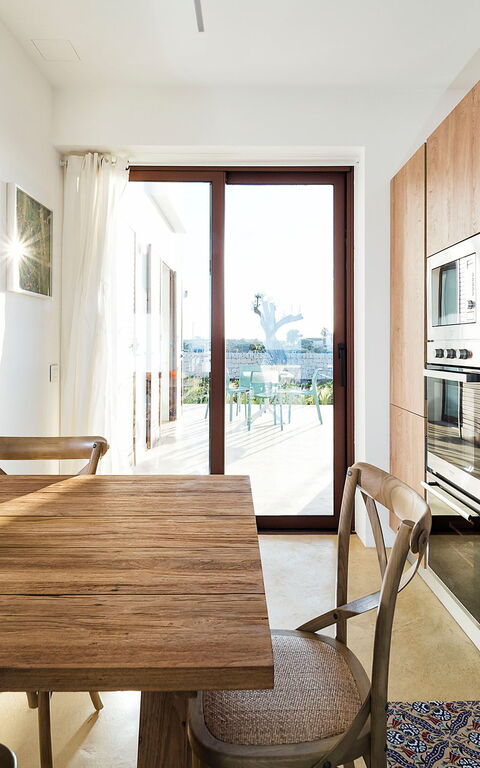 Villa San Lorenzo Ulivo: Cucina, Soggiorno