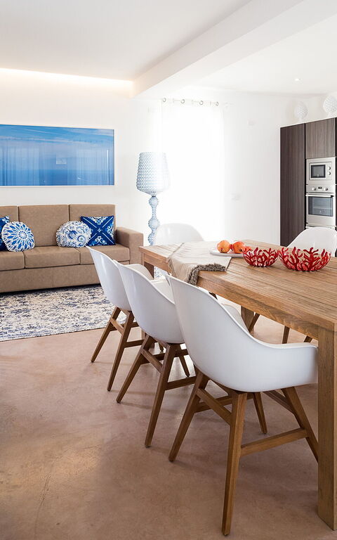 Villa San Lorenzo Fico D'india: Cucina, Soggiorno