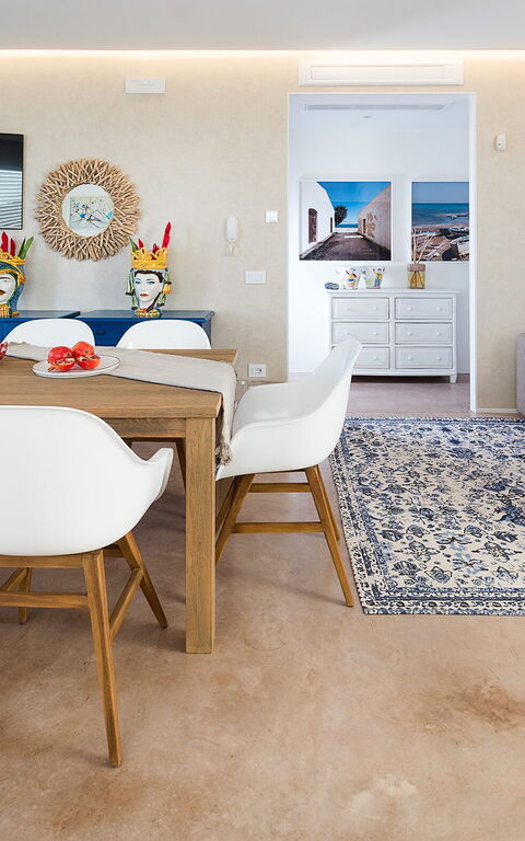 Villa San Lorenzo Fico D'india: Cucina, Soggiorno