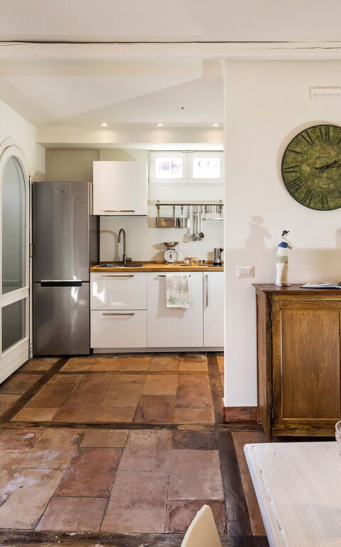 Casa Tecla: Cucina, Sala da pranzo, Soggiorno