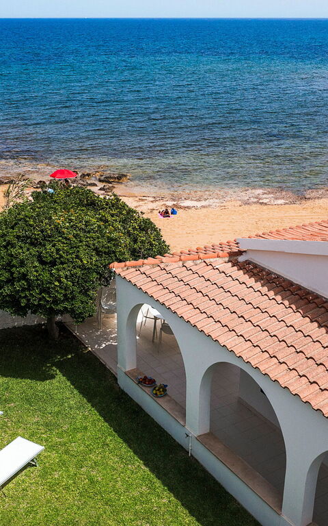 Brezza Marina: Giardino, Vista Panoramica