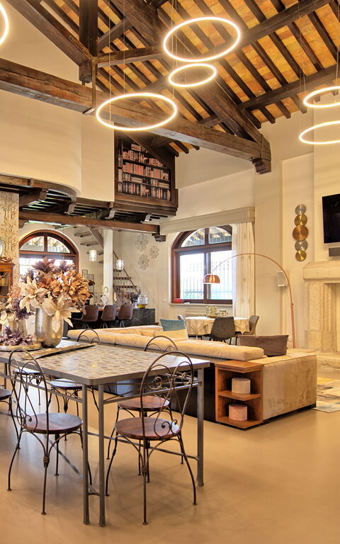 Villa Tagliaferri: Sala da pranzo, Soggiorno