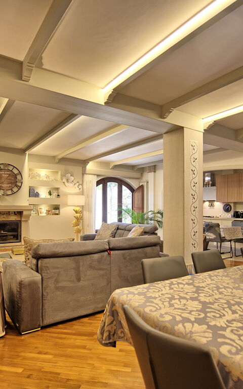 Villa Tagliaferri: Sala da pranzo, Soggiorno