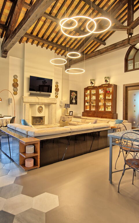 Villa Tagliaferri: Sala da pranzo, Soggiorno