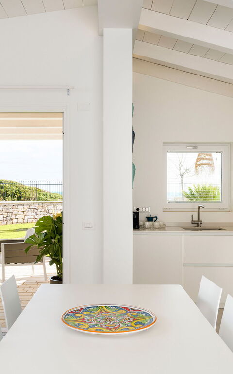 Villa Azulea: Cucina, Soggiorno