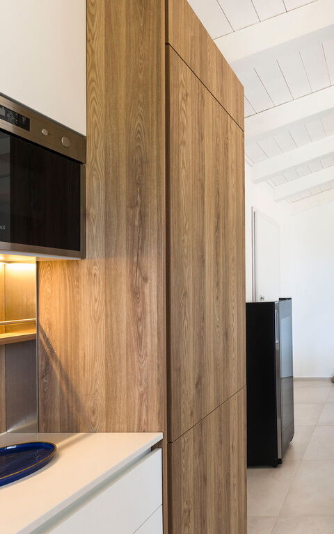 Villa Azulea: Cucina, Soggiorno