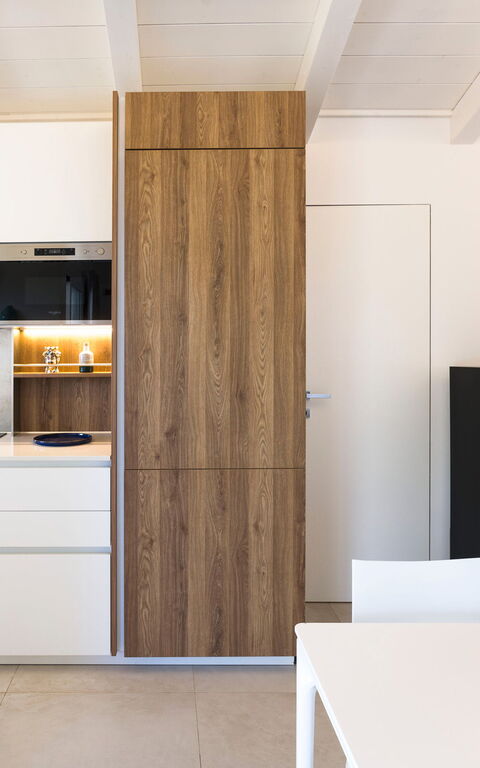 Villa Azulea: Cucina, Soggiorno