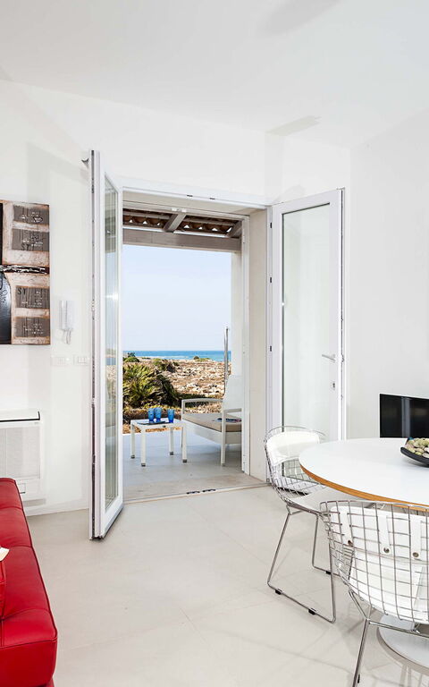 Villa Capo Passero: Cucina, Soggiorno