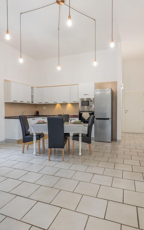 Villa Narkive: Cucina, Sala da pranzo, Soggiorno