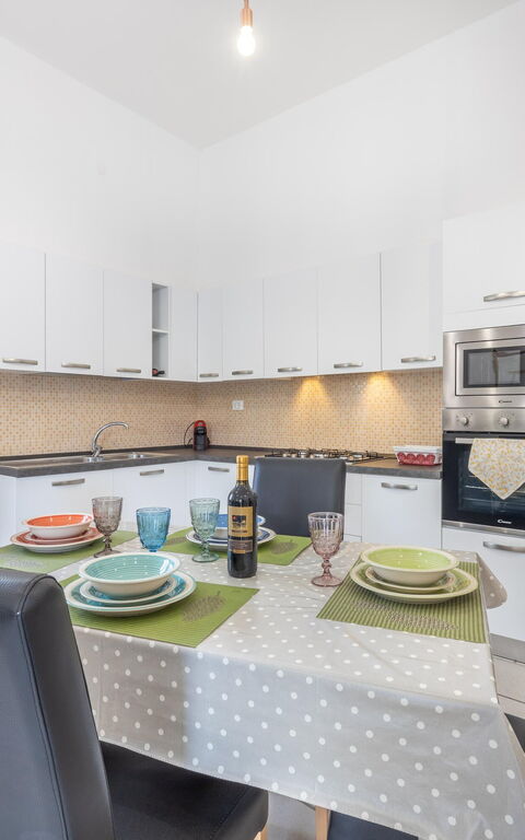 Villa Narkive: Cucina, Sala da pranzo, Soggiorno