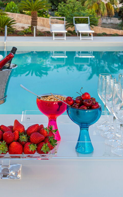 Villa Anna Plemmirio: all'aperto, Cibo, Esterni, Piscina