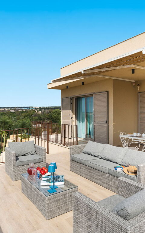 Casa Dafne: all'aperto, Balcone / Terrazza / Patio, Esterni, Vista Panoramica