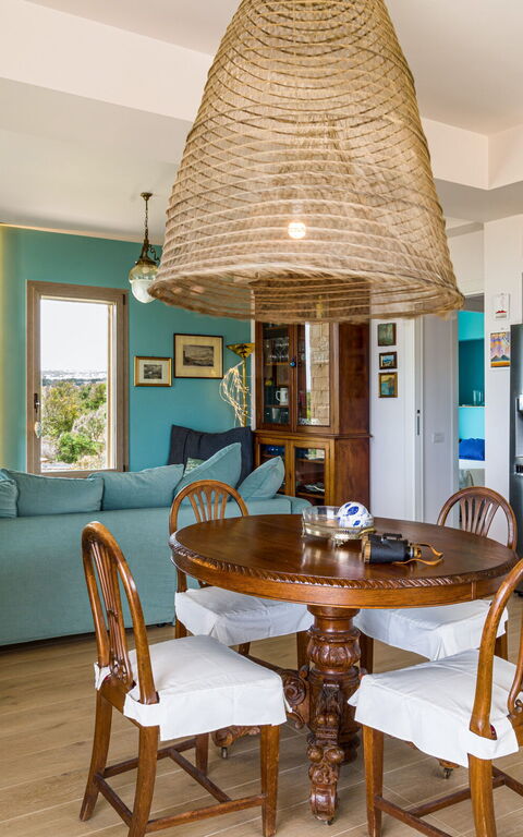 Casa Dafne: Cucina, Sala da pranzo