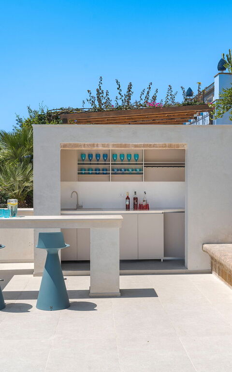 Pigna Blue: all'aperto, Esterni