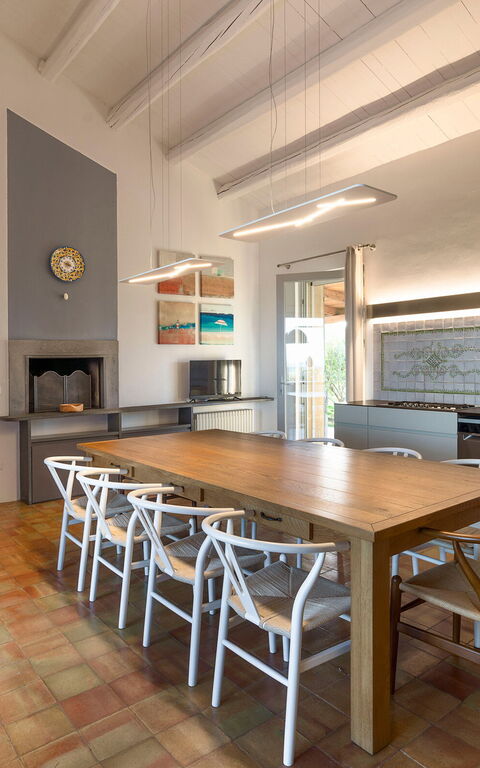 Pigna Blue: Cucina, Sala da pranzo