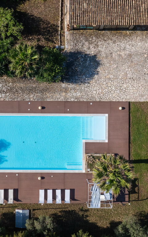 Villa Maraus: Giardino, Piscina