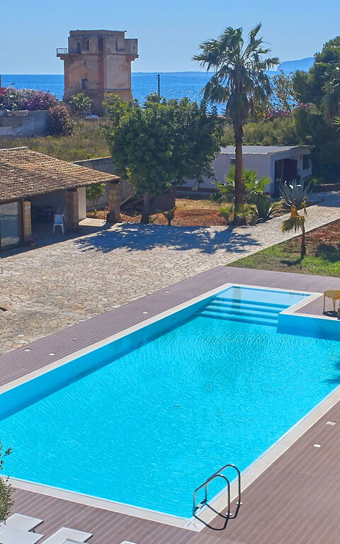 Villa Maraus: all'aperto, Esterni, Piscina