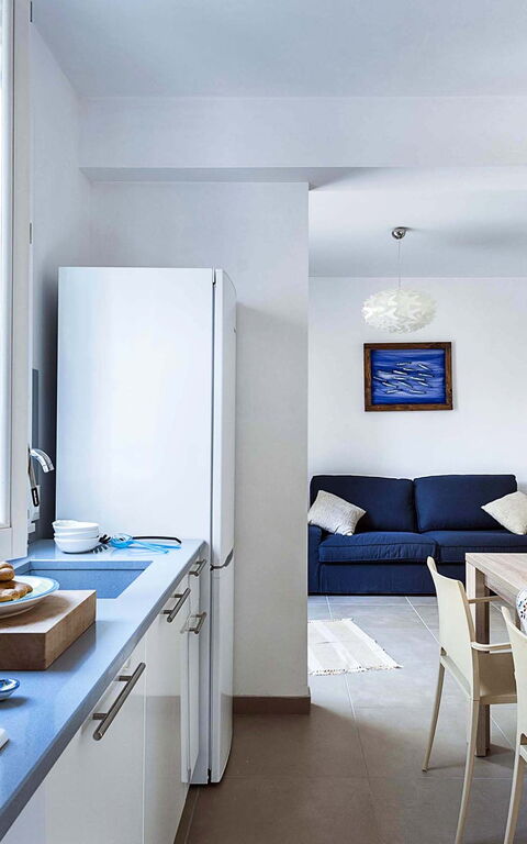 Lisca Bianca: Cucina, Soggiorno