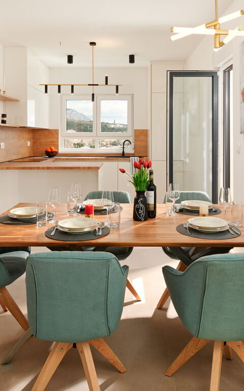 Villa Stella: Cucina, Sala da pranzo