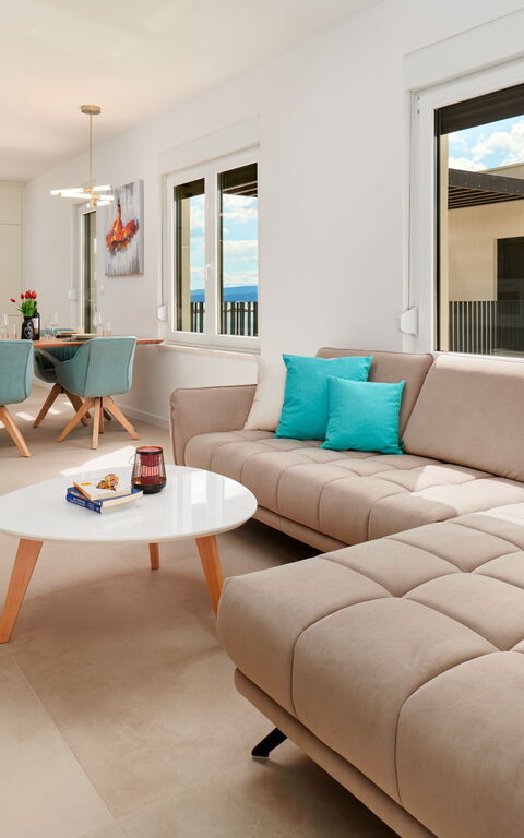 Villa Stella: Cucina, Sala da pranzo, Soggiorno