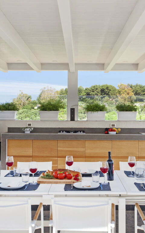 Villa Demetra: all'aperto, Balcone / Terrazza / Patio, Esterni